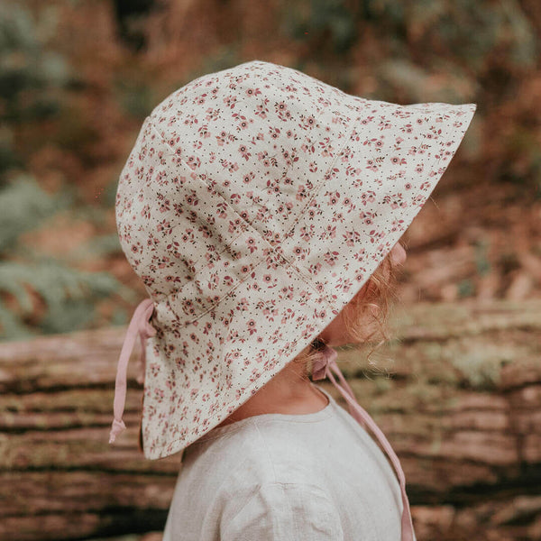 Bedhead Hats - 'Wanderer' Girls Reversible Panelled Bucket Sun Hat - Ruby & Rosa-Panda Kids and Baby