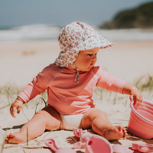 Bedhead-Kids Rash Vest UPF50+ - Peach-Panda Kids and Baby