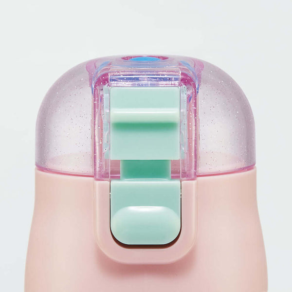 Skater - One Push Stainless Still Direct Drink Bottle with Mini Strap 470ml - Disney Princesses Believe in Friendship-Panda Kids and Baby