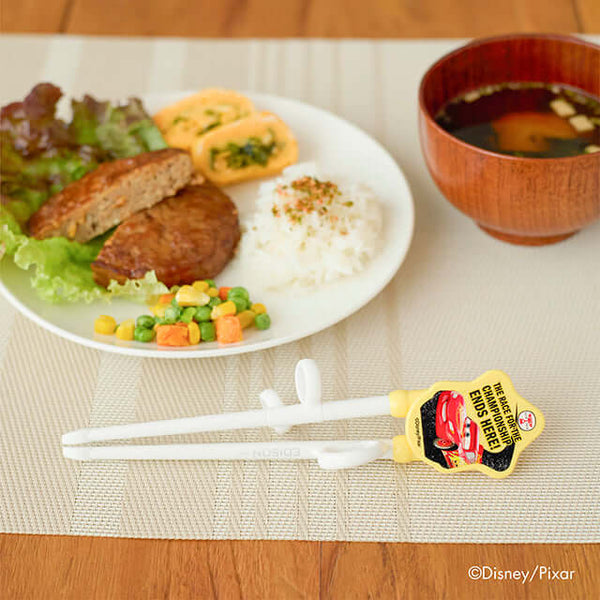 EDISON - Kids Training Chopstick Right Handed - Cars Retro-Panda Kids and Baby