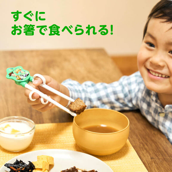 EDISON - Kids Training Chopstick Right Handed - Disney Toy Story Green-Panda Kids and Baby
