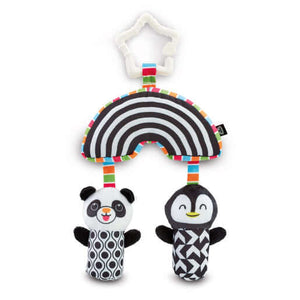 Early Learning Centre - Black and White Baby Wind Chimes-Panda Kids and Baby