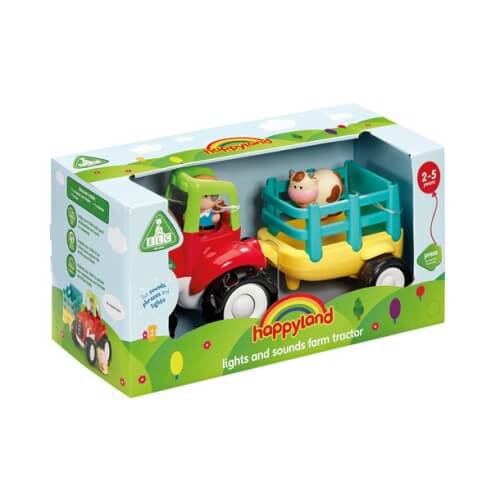 Early Learning Centre - Happyland Farm Tractor-Panda Kids and Baby