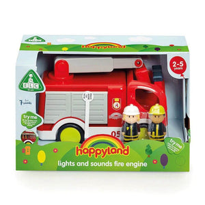 Early Learning Centre - Happyland Lights & Sounds Fire Engine-Panda Kids and Baby