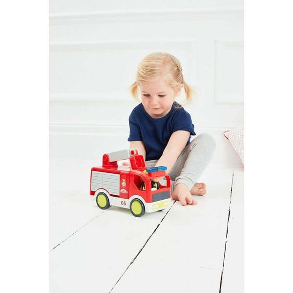 Early Learning Centre - Happyland Lights & Sounds Fire Engine-Panda Kids and Baby