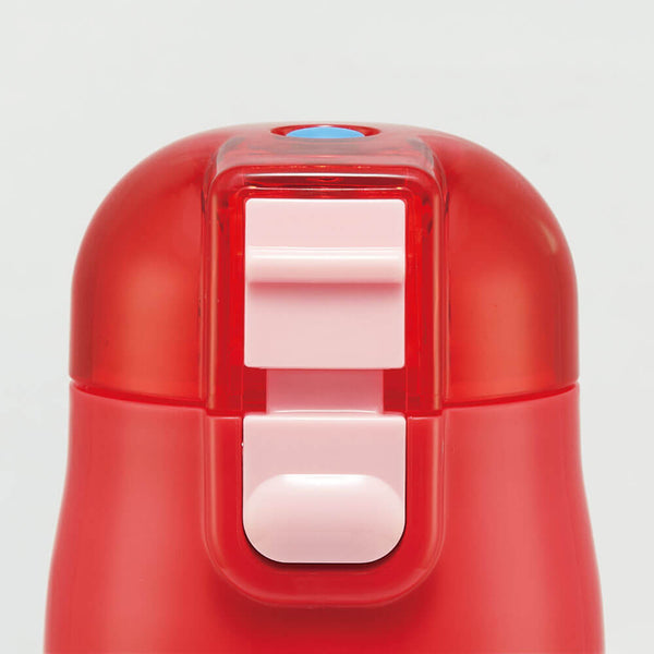 Skater - One Push Stainless Still Direct Drink Bottle with Mini Strap 470ml - Hello Kitty-Panda Kids and Baby