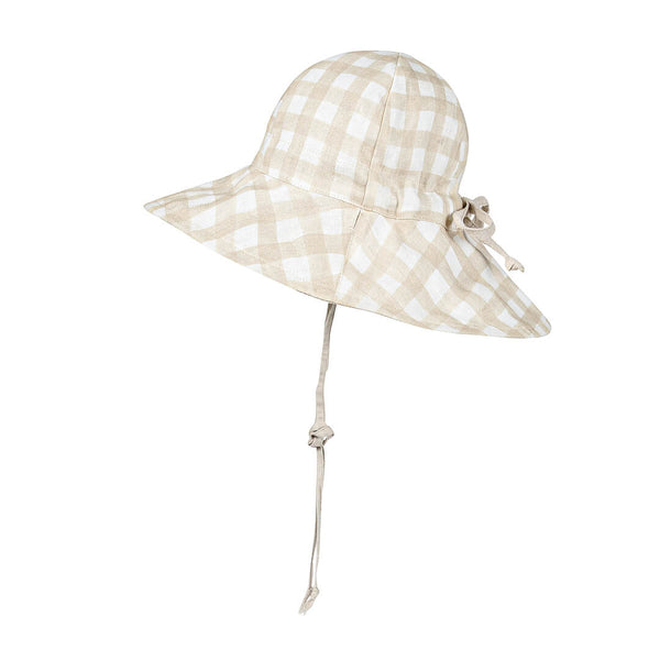 Bedhead Hats - 'Wanderer' Girls Reversible Panelled Bucket Sun Hat - Flynn & Flax-Panda Kids and Baby