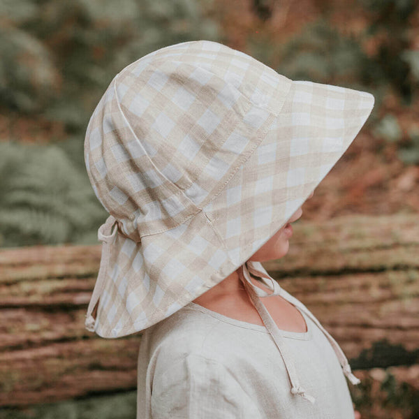 Bedhead Hats - 'Wanderer' Girls Reversible Panelled Bucket Sun Hat - Flynn & Flax-Panda Kids and Baby