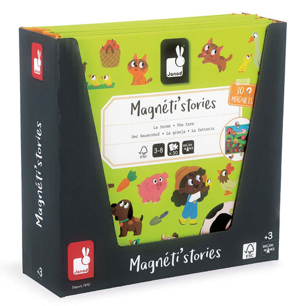 Janod - Farm Magnetic Story-Panda Kids and Baby