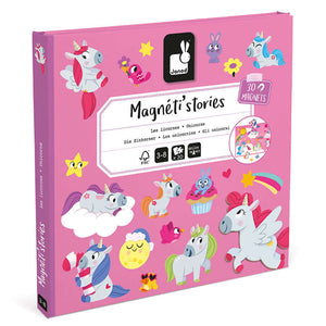 Janod - Unicorn Magnetic Story-Panda Kids and Baby