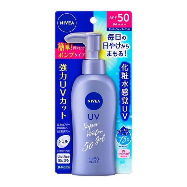 KAO Nivea - UV Water Gel Pump SPF50/PA+++ 140g-Panda Kids and Baby