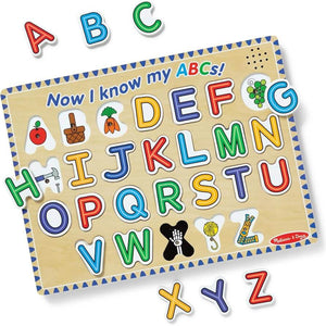 Melissa & Doug - Alphabet Sound Puzzle-Panda Kids and Baby