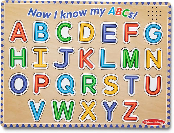 Melissa & Doug - Alphabet Sound Puzzle-Panda Kids and Baby
