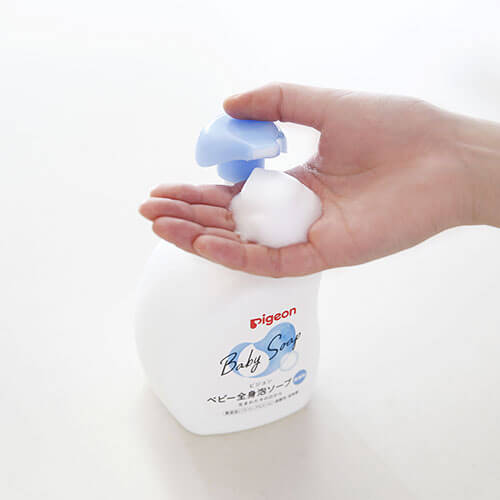 Pigeon - Baby Whole Body Foam Soap Bottle- 500ml-Panda Kids and Baby