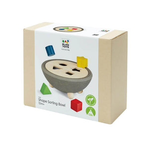 PlanToys - Shape Sorting Bowl-Panda Kids and Baby