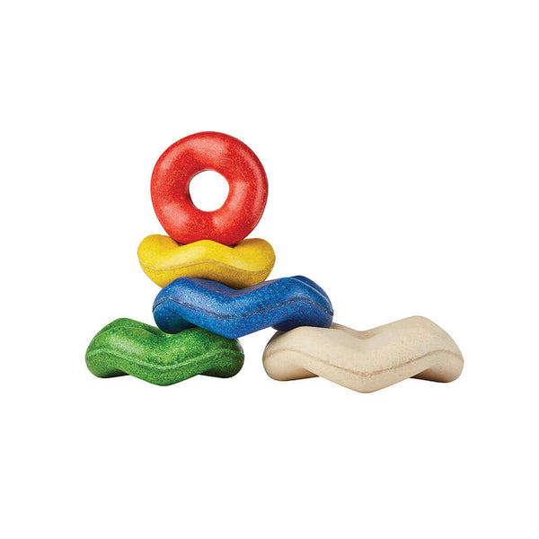 PlanToys - Wave Stacker-Panda Kids and Baby
