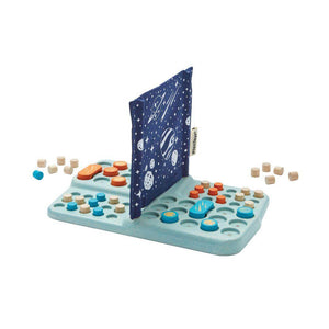 PlanToys - Wooden Board Game Guess My Planet-Panda Kids and Baby