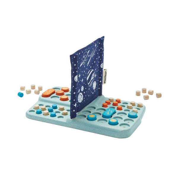 PlanToys - Wooden Board Game Guess My Planet-Panda Kids and Baby