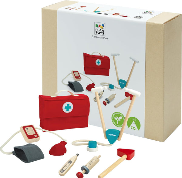 PlanToys - Doctor Set - Suitable for 3 years+