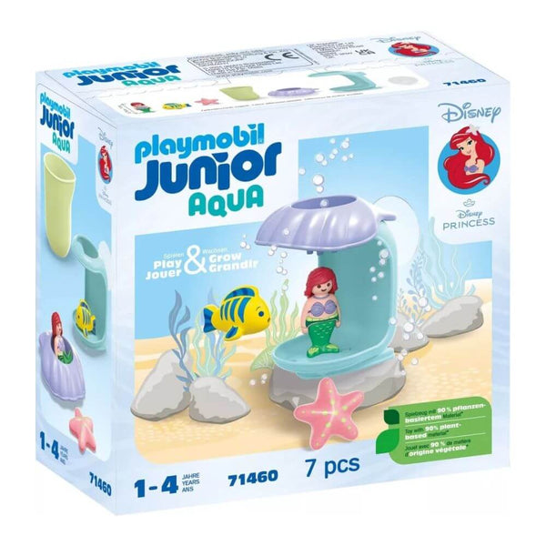 Playmobil - 1.2.3 & Disney: Ariel's Shell Shower-Panda Kids and Baby