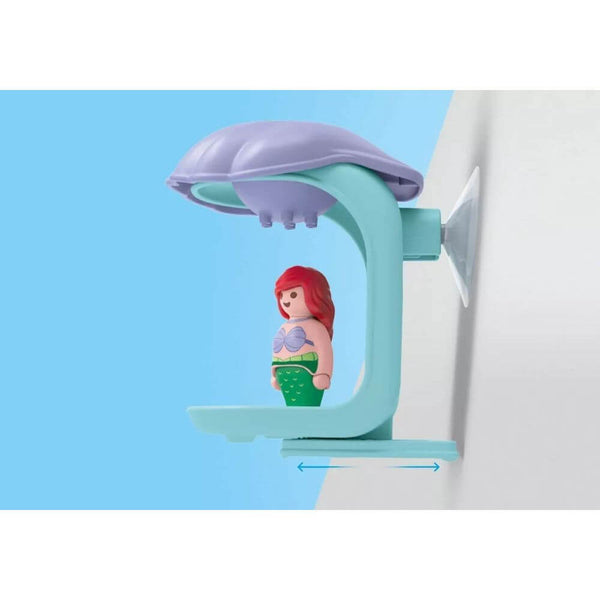 Playmobil - 1.2.3 & Disney: Ariel's Shell Shower-Panda Kids and Baby