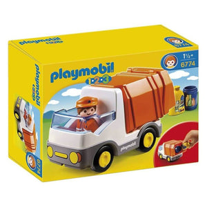 Playmobil - 1.2.3 Recycling Truck-Panda Kids and Baby