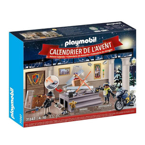 Playmobil - Advent Calendar Police Museum Theft-Panda Kids and Baby