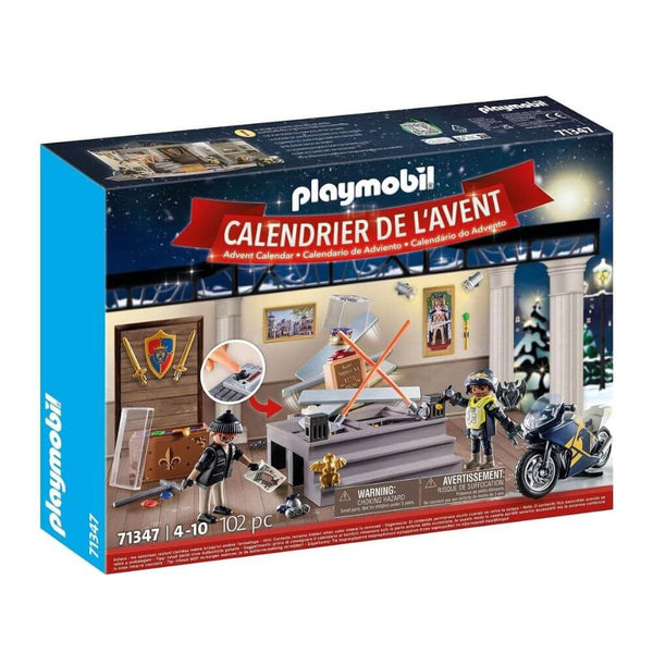 Playmobil - Advent Calendar Police Museum Theft-Panda Kids and Baby