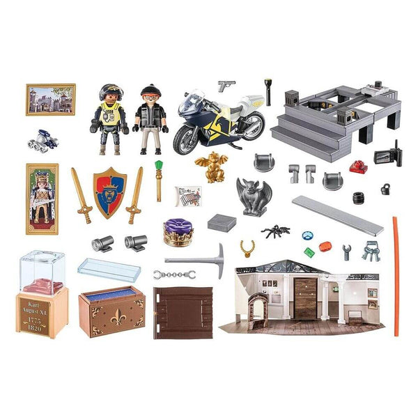 Playmobil - Advent Calendar Police Museum Theft-Panda Kids and Baby