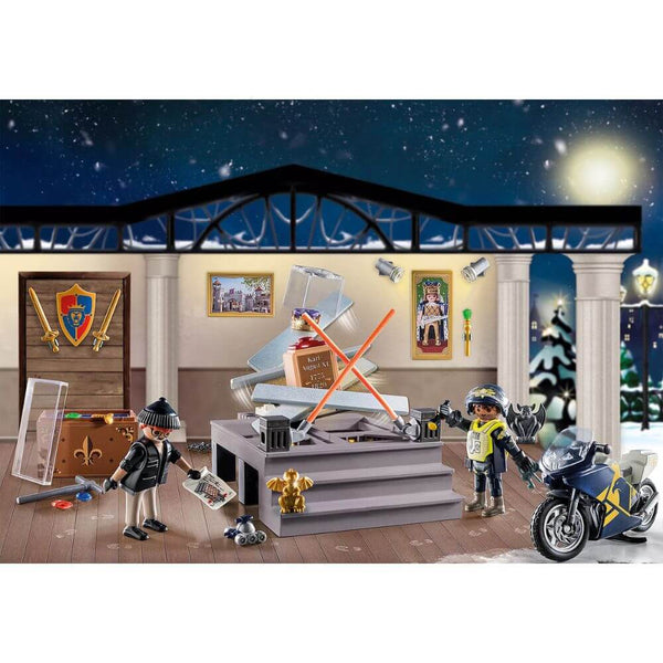 Playmobil - Advent Calendar Police Museum Theft-Panda Kids and Baby