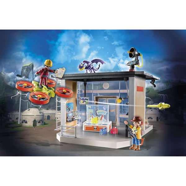 Playmobil - Dragons: The Nine Realms - Icaris Lab-Panda Kids and Baby