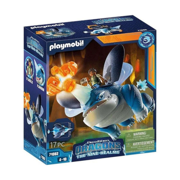 Playmobil - Dragons: The Nine Realms - Plowhorn & D'Ange-Panda Kids and Baby