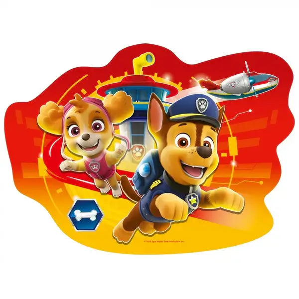 Ravensburger - Paw Patrol 4 Large Shaped Puzzles-Panda Kids and Baby