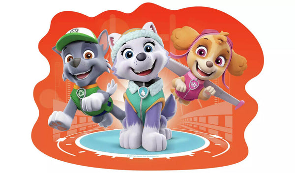 Ravensburger - Paw Patrol 4 Large Shaped Puzzles-Panda Kids and Baby