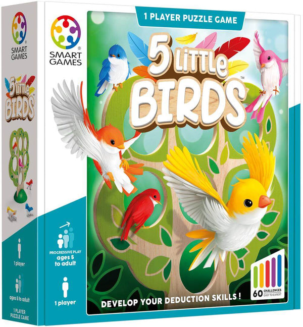 SMART GAMES - 5 Little Birds-Panda Kids and Baby
