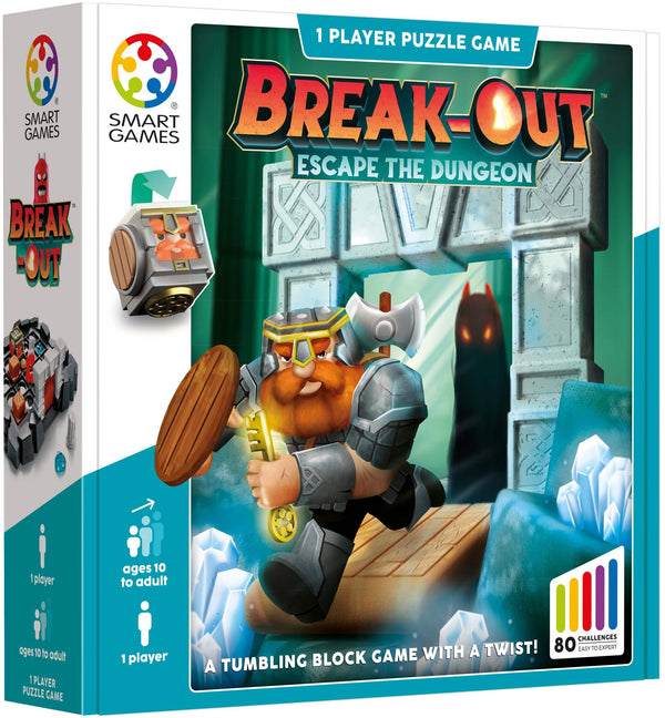 SMART GAMES - Break-Out Dungeon Escape-Panda Kids and Baby