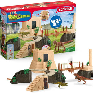 Schleich - Dino Temple Conquest Mega-Set-Panda Kids and Baby