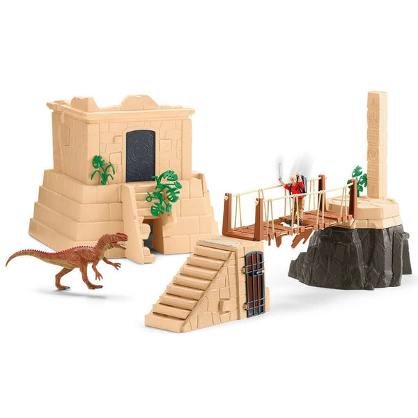 Schleich - Dino Temple Conquest SC42657-Panda Kids and Baby