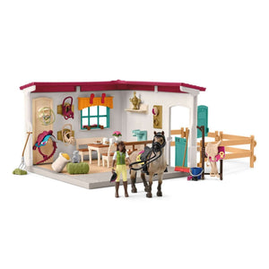 Schleich - Tack Room Extension-Panda Kids and Baby