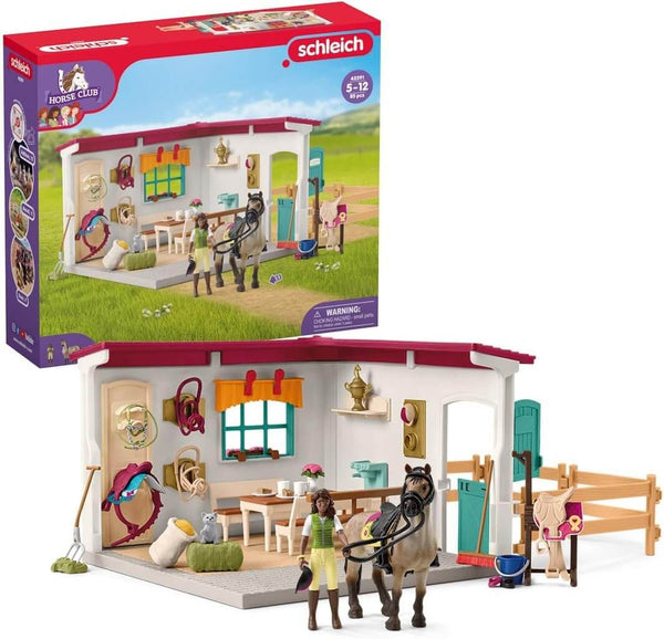Schleich - Tack Room Extension-Panda Kids and Baby