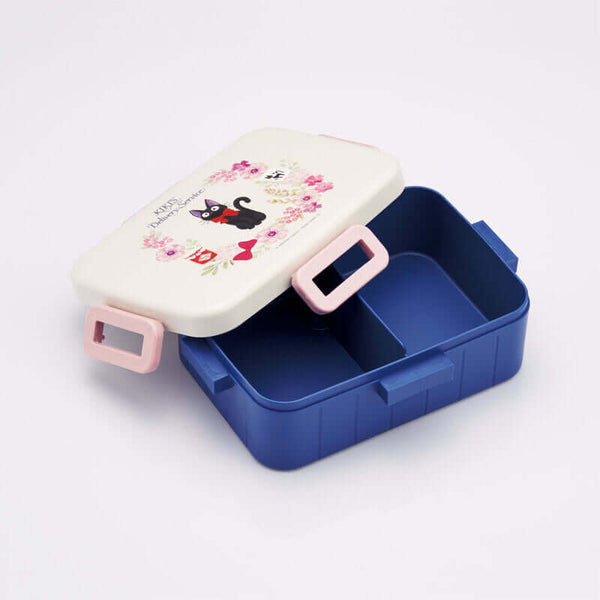 Skater - 4 Point Lock Lunch Box - Studio Ghibli Kiki's Delivery Service Fluffy French Flowers-Panda Kids and Baby