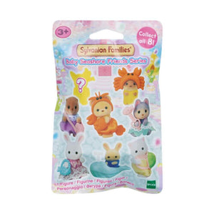 Sylvanian Families - Baby Seashore Friends Series-Panda Kids and Baby