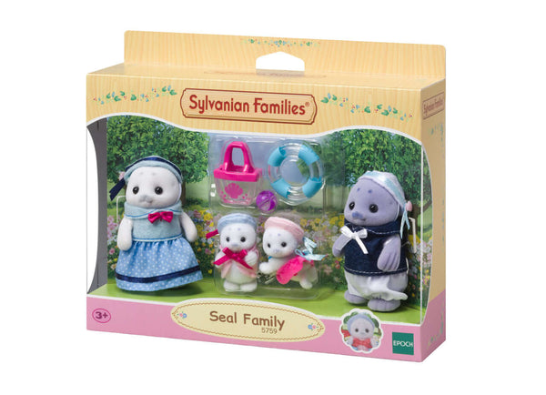 Sylvanian Families - Seal Family-Panda Kids and Baby