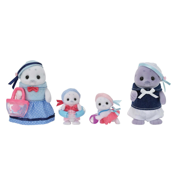 Sylvanian Families - Seal Family-Panda Kids and Baby
