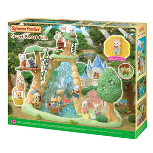 Sylvanian Families - Secret Forest Falls-Panda Kids and Baby