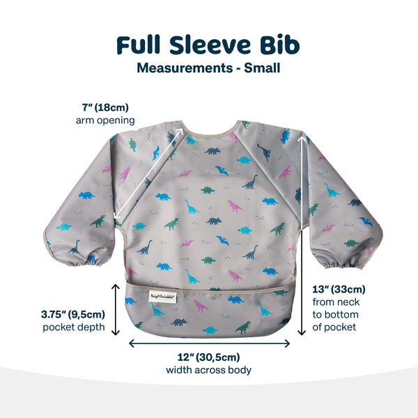 Tiny Twinkle - Full Sleeve Bib - Dinosaur-Panda Kids and Baby