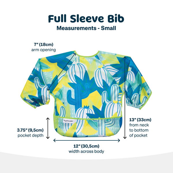Tiny Twinkle - Full Sleeve Bib - Saguaro-Panda Kids and Baby