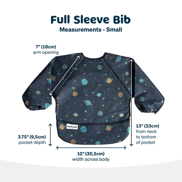 Tiny Twinkle - Full Sleeve Bib - Space-Panda Kids and Baby