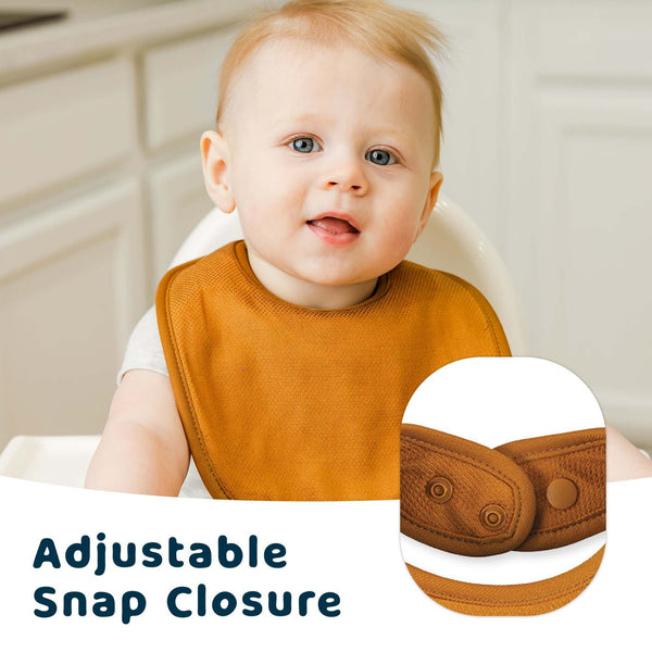 Tiny Twinkle - Kaffle Feeding Bib 8 Pack - Neutral Set-Panda Kids and Baby