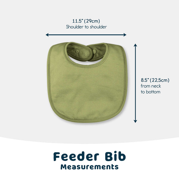 Tiny Twinkle - Kaffle Feeding Bib 8 Pack - Neutral Set-Panda Kids and Baby